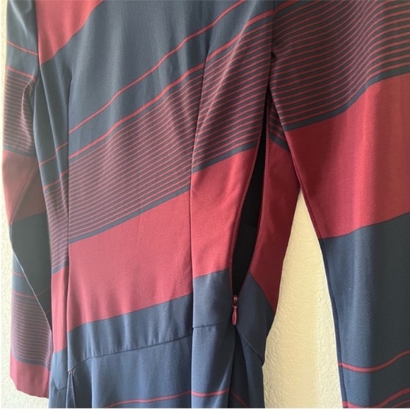 Tory Burch Runway Vogue Lyon Faux Wrap Dress Size 2 - Picture 12 of 16